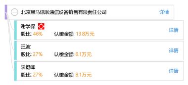 北京黑馬訊聯通信設備銷售有限責任公司 通信設備銷售領域的領航者